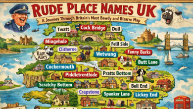 Rude Place Names UK: A Journey Through Britain's Most Bawdy and Bizarre Map 8 Rude Place Names UK