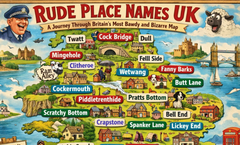 Rude Place Names UK: A Journey Through Britain's Most Bawdy and Bizarre Map 5 Rude Place Names UK