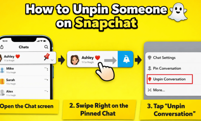 How to Unpin Someone on Snapchat: The Ultimate Guide 3 How to Unpin Someone on Snapchat