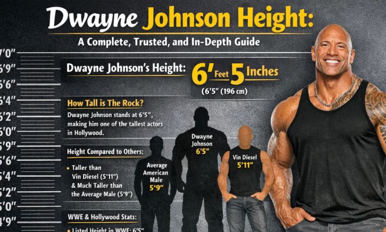 Dwayne Johnson Height: A Complete, Trusted, and In-Depth Guide 1 Dwayne Johnson Height