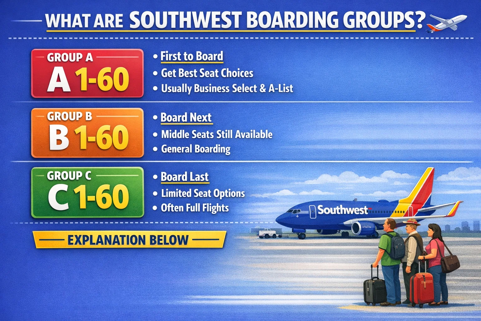 What Are Southwest Boarding Groups? A Complete And Easy Guide