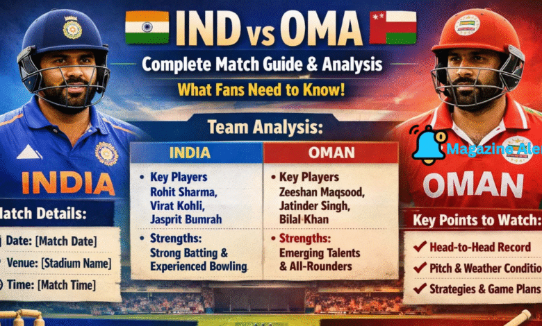 IND vs OMA: Complete Match Guide, Analysis, and What Fans Need to Know 3 IND vs OMA