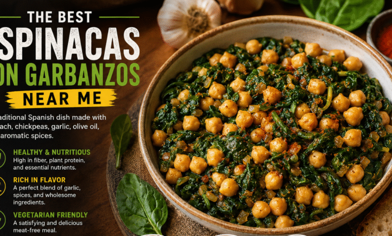 best espinacas con garbanzos near me