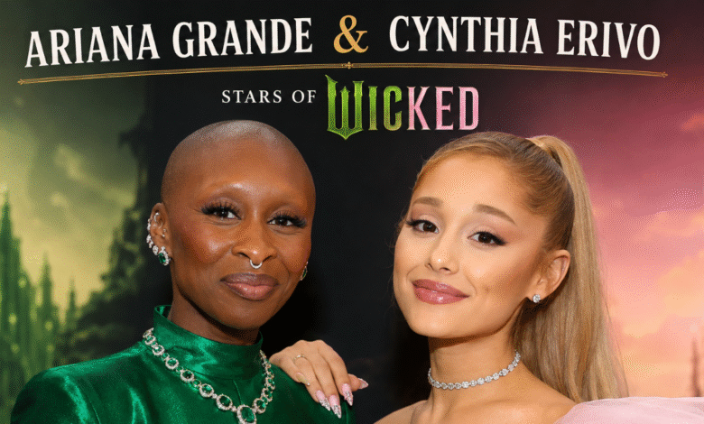 Ariana Grande and Cynthia Erivo