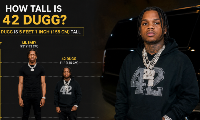 How Tall Is 42 Dugg? The Real Height of the Detroit Rapper Explained 1 How Tall Is 42 Dugg
