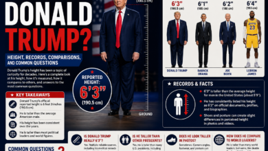 How Tall Is Donald Trump