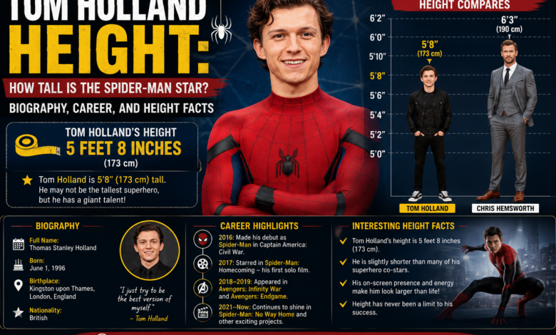 Tom Holland Height