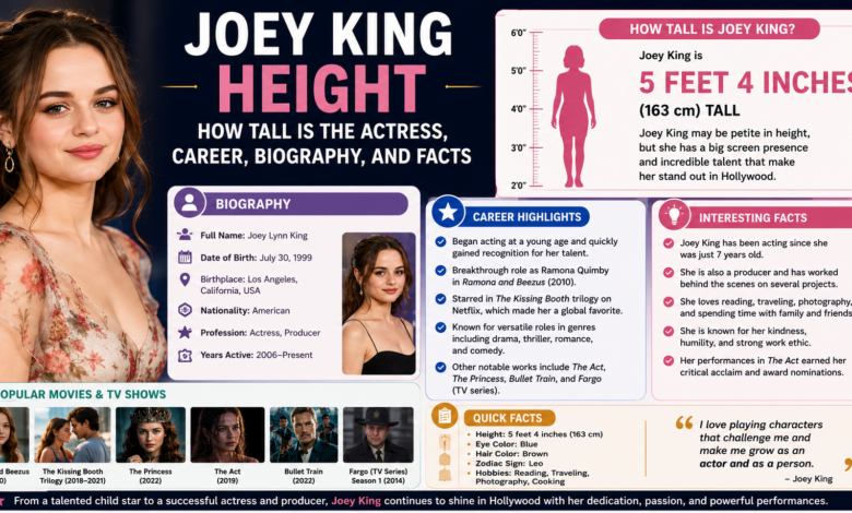 Joey King Height